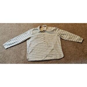 Territory Ahead Shirt Mens XXLT Seersucker 100% Cotton L/S 4 Button Pullover
